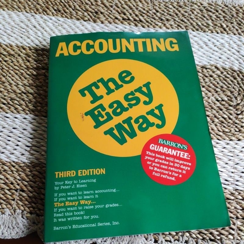 ACCOUNTING THE EASY WAY - หนังสือก่อนรักต้นฉบับของ BARONS