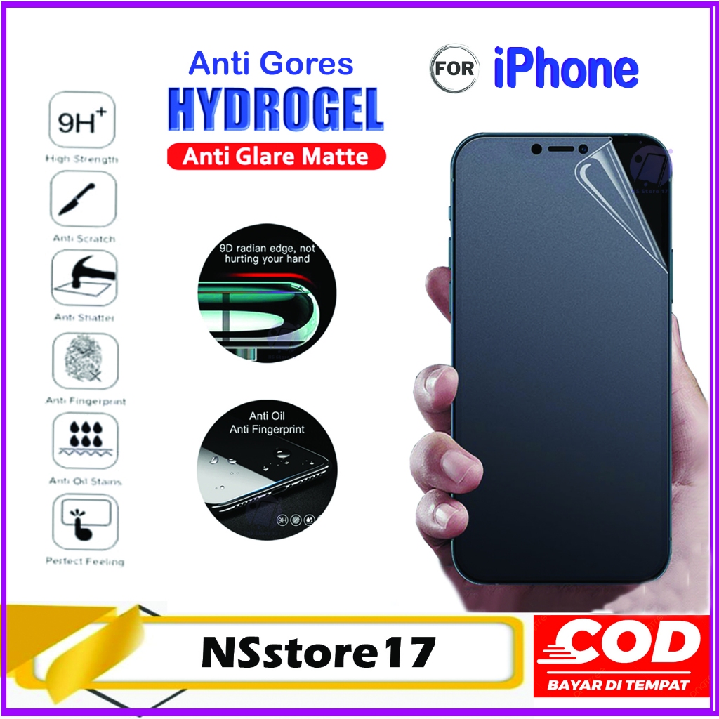 Anti-Scratch HYDROGEL ANTI GLARE MATTE iPHONE SE 2016 SE 2020 SE 2022 SE 2025 ป้องกันหน้าจอ Jelly
