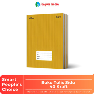 Buku Tulis Sinar Dunia SIDU Kraft 40 Lembar (1 Pack Isi 10 Buku) (S:PACK)