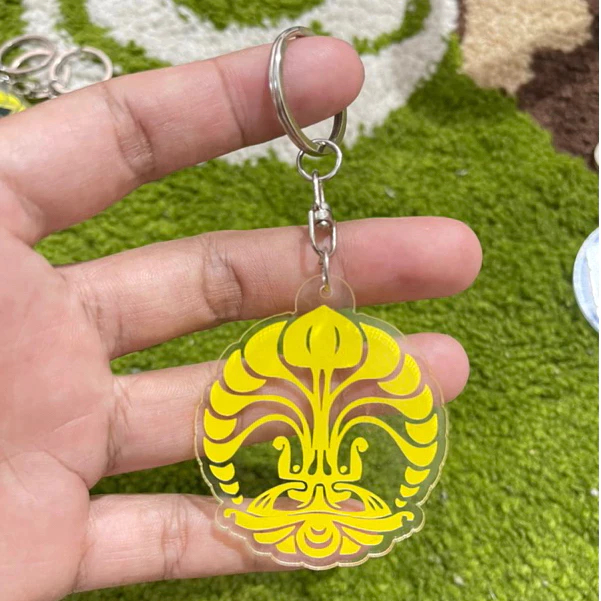 GANTUNGAN UI พวงกุญแจ UI พวงกุญแจ มหาวิทยาลัยอินโดนีเซีย