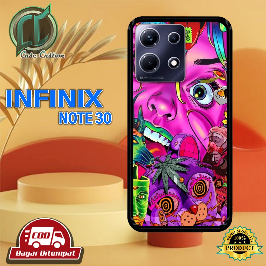 HP INFINIX NOTE 30 สามารถใช้สําหรับโทรศัพท์ทุกประเภท ยัง _เคสเงาล่าสุด _เคสแบบกําหนดเอง_เคสแข็ง 2D G