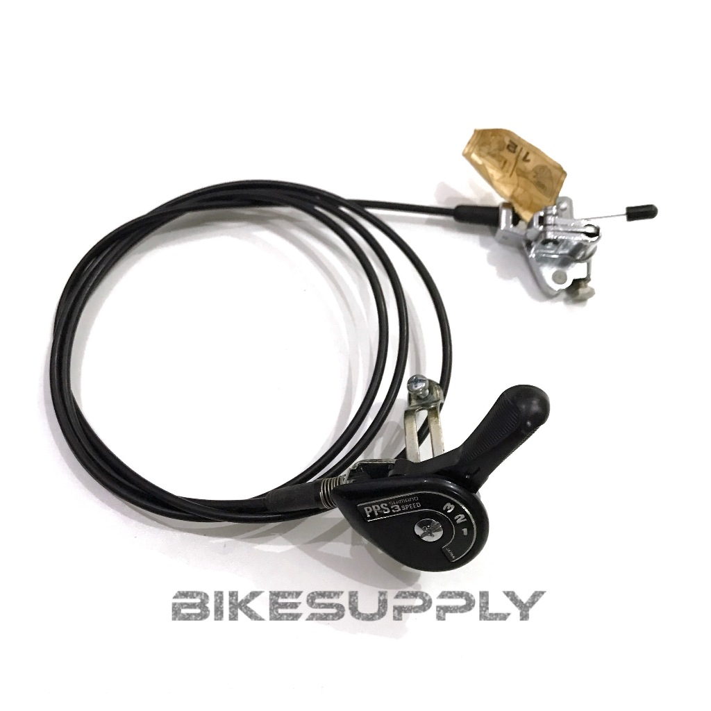 Shimano PPS ยี่ห้อ 3 Speed R จักรยาน Right Internal Shifter Made in Japan Push System (Operan Triple Speed Right)