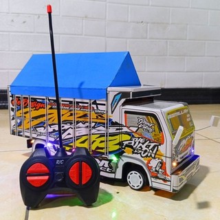 PROMO MURAH MINIATUR TRUK OLENG KAYU TRIPLEK BREWOG BREWOK  FULL LAMPU KELIP MURAH GROSIR MAINAN miniatur truk oleng miniatur truk kayu miniatur truk oleng miniatur i full lampu remot rc full lampu mainan anak miniatur