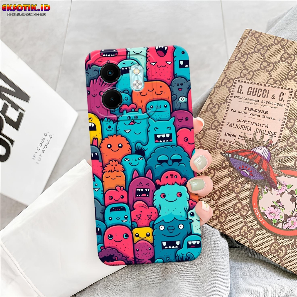 เคส Infinix Hot 50i - เคส Infinix Hot 50i - เคสแฟชั่น - Infinix Hot 50i Silicone - Cool and Cute Mot