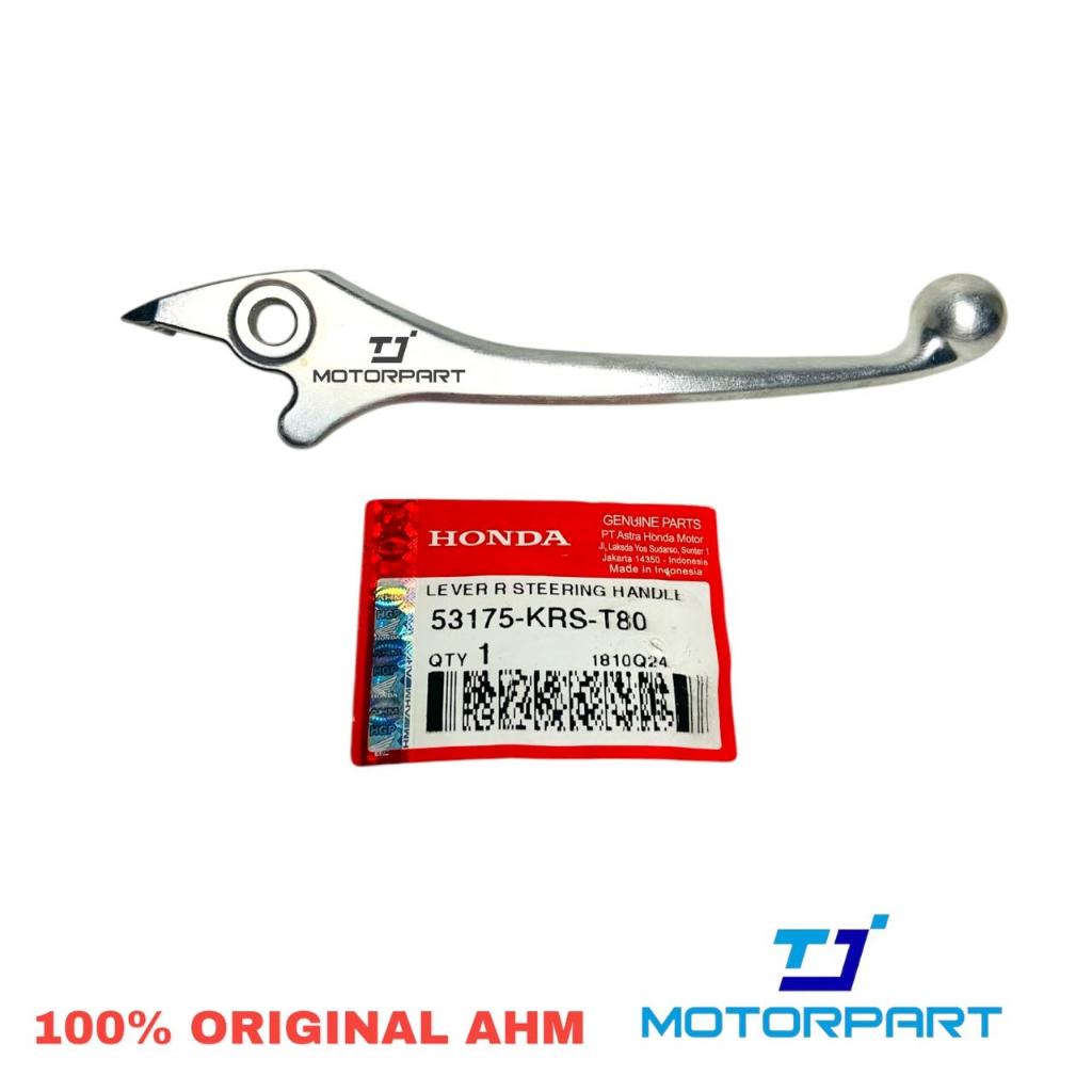 AHM ที่จับเบรกขวาสําหรับคาร์บูเรเตอร์ Beat, Beat Fi, Spacy 53175-KRS-T80 ของแท้ 100%