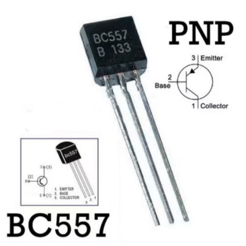 ทรานซิสเตอร์ BC557 BC 557 C557 ทรานซิสเตอร์ (PNP) TO-92
