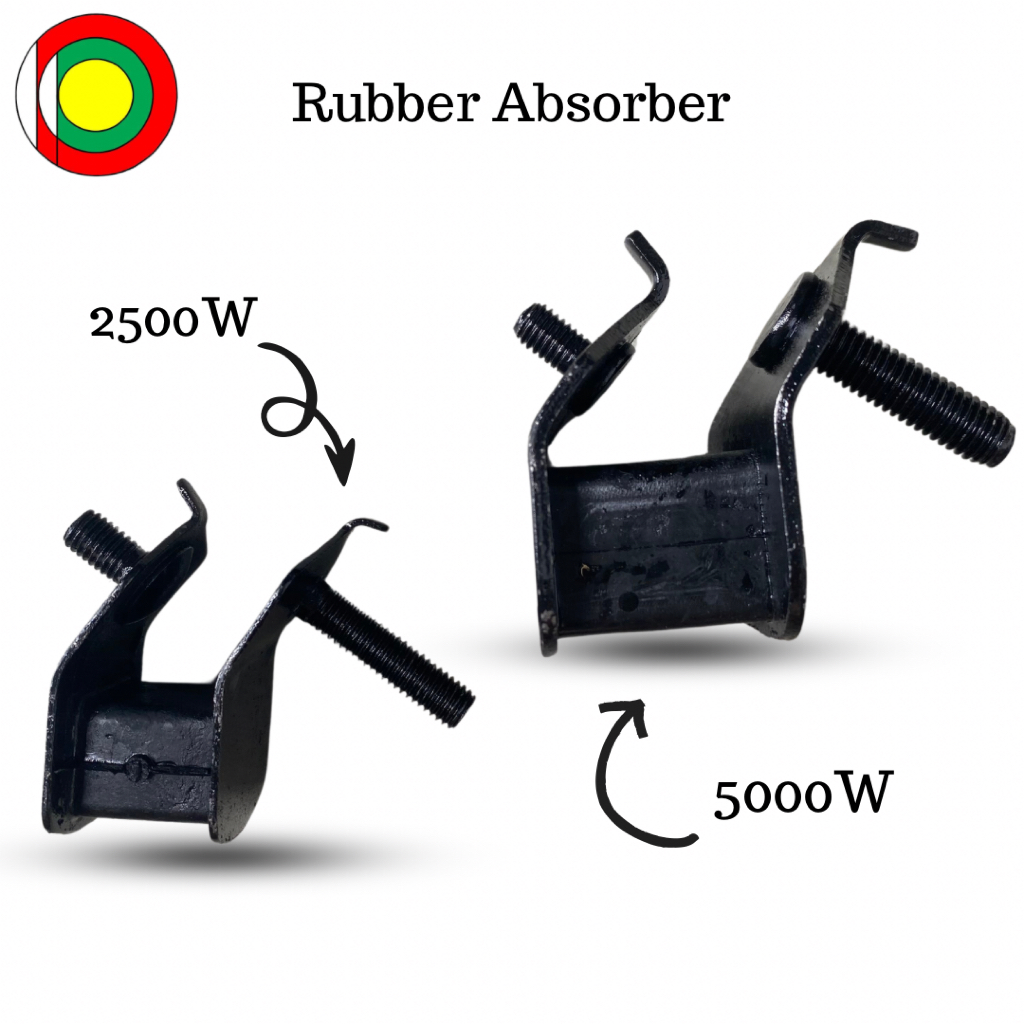 ยางตีนผีเครื่องยนต์ MESIN Genset / ติดตั้งแท่นลาก / ยางดูด EC2500 | 2500W และ 5000W