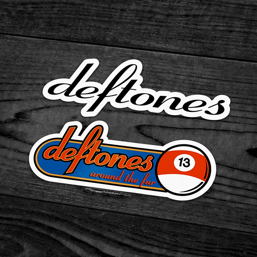 (DEFTONES) สติ๊กเกอร์วง DEFATONES (BOTTLEG)