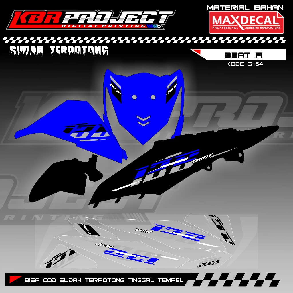 BEAT FI OLD Striping Beat fi 135 / Striping Beat 135 / Striping Beat Fi 2013-2015 G.64 TRANSPARENT