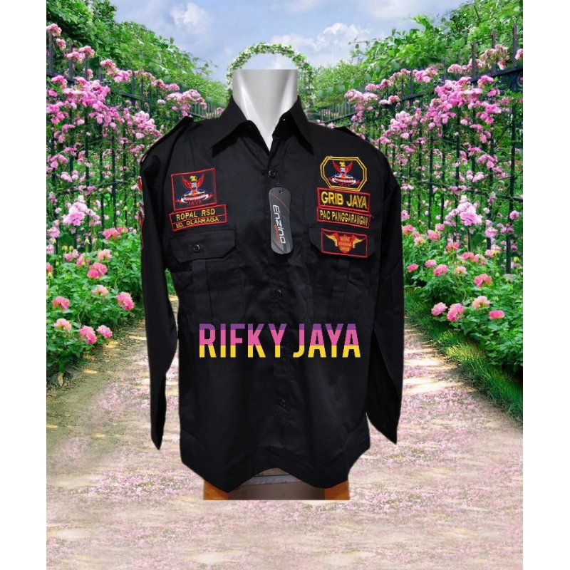 เสื้อ KEMEJA Grib Jaya/เสื้อ Grib Jaya พร้อมแอตทริบิวต์ grib jaya และชื่อย่อหน้าเดียวกัน