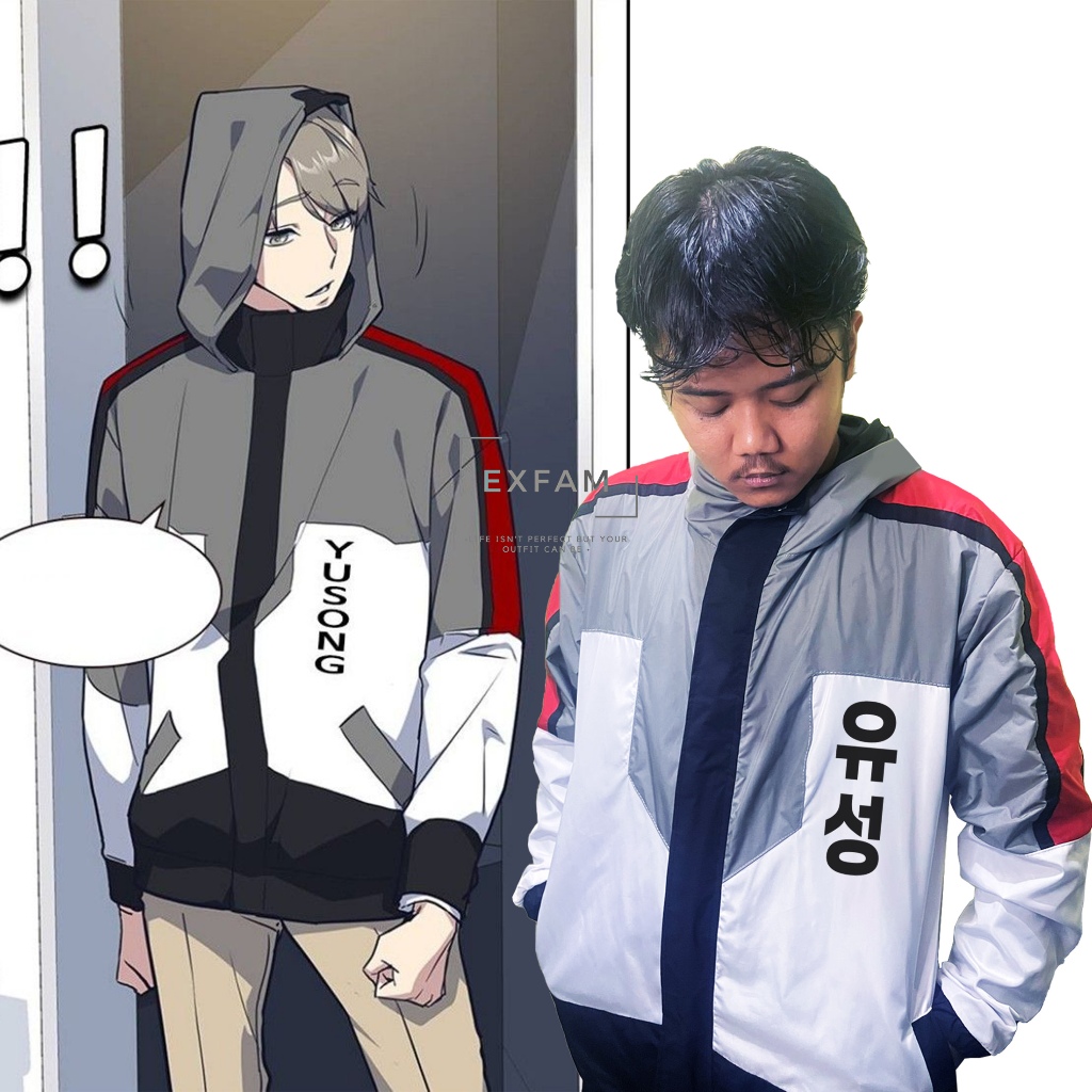 ส่งทันที/Sausong Manhwa Study Group Gamin Yoon Parka Jacket