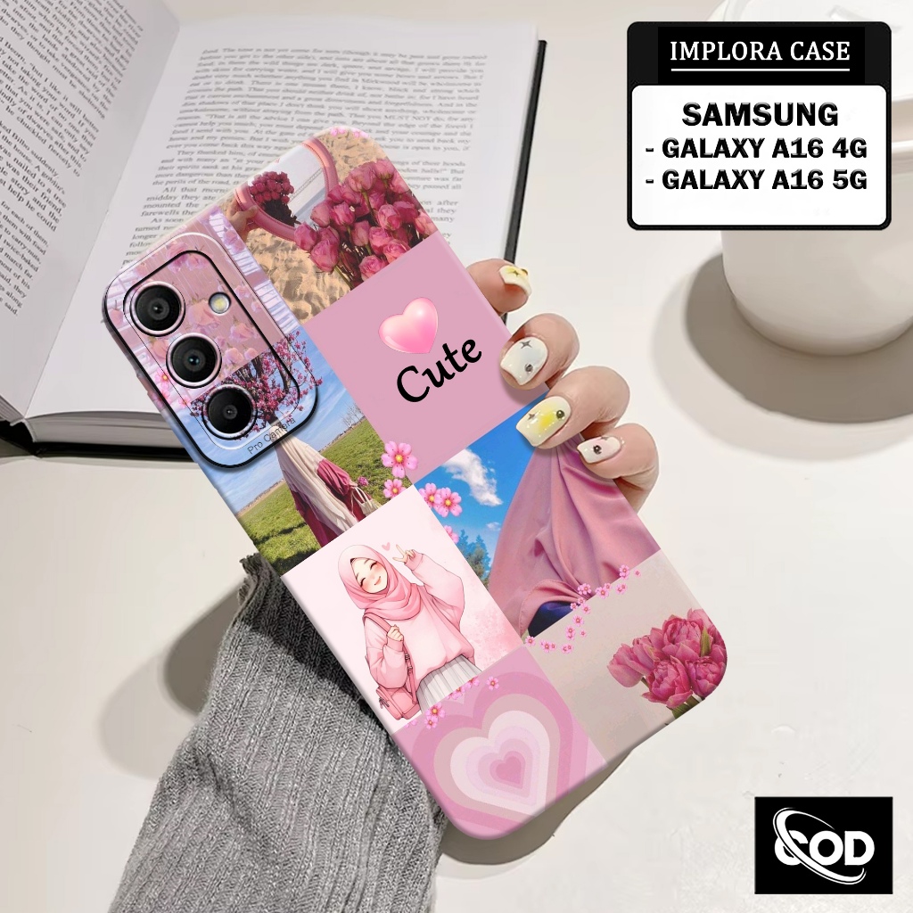 IMPLORA CASE - เคสโทรศัพท์ Samsung Galaxy A16 4G / A16 5G - เคสแฟชั่นความงาม - เคสนิ่ม Samsung A16 4