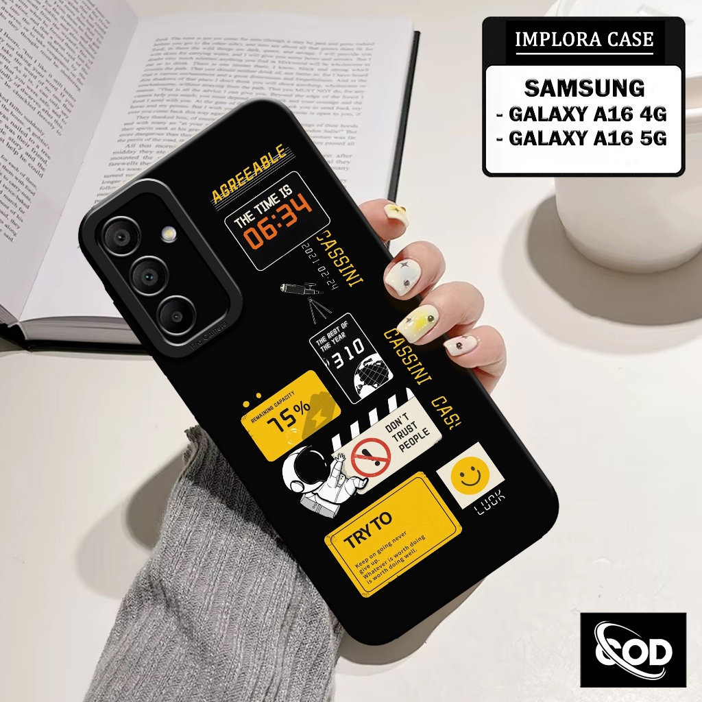 IMPLORA CASE - เคสโทรศัพท์ Samsung Galaxy A16 4G / A16 5G - เคสแฟชั่นความงาม - เคสนิ่ม Samsung A16 4