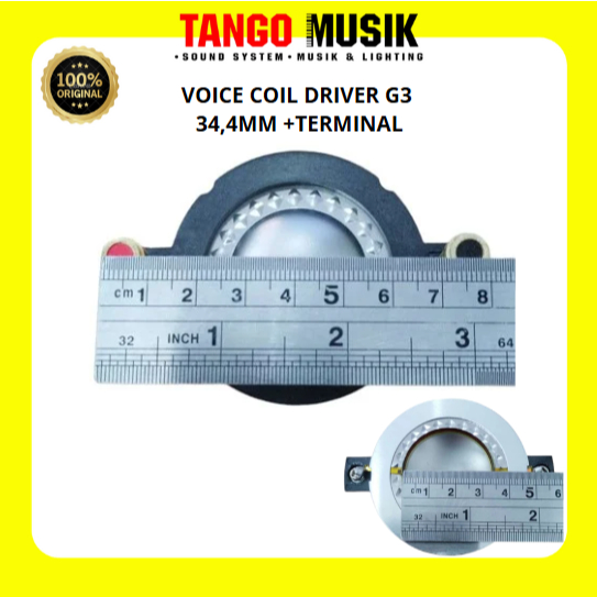 ไดรฟ์คอยล์/ SPUL/SPOOL G3 34.4 MM + ORIGINAL TERMINAL / SPUL SPULL TWTER TWITER 34.4 MM 34.4 RECONE 