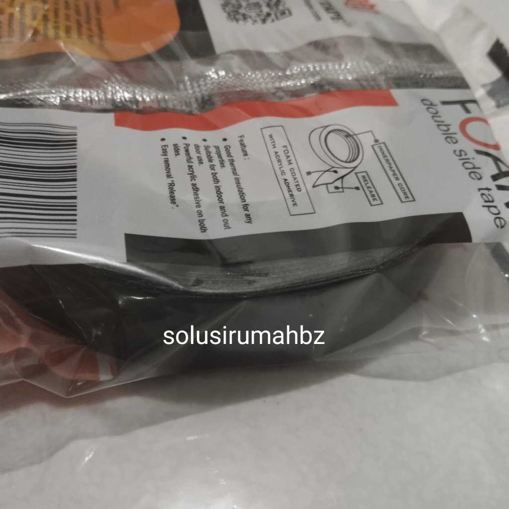 INSULATION 1" NACHI PE FOAM DOUBLE SIDE TAPE 24MM PE FOAM 24 mm 1 นิ้ว THICK COATED ADHESIVE