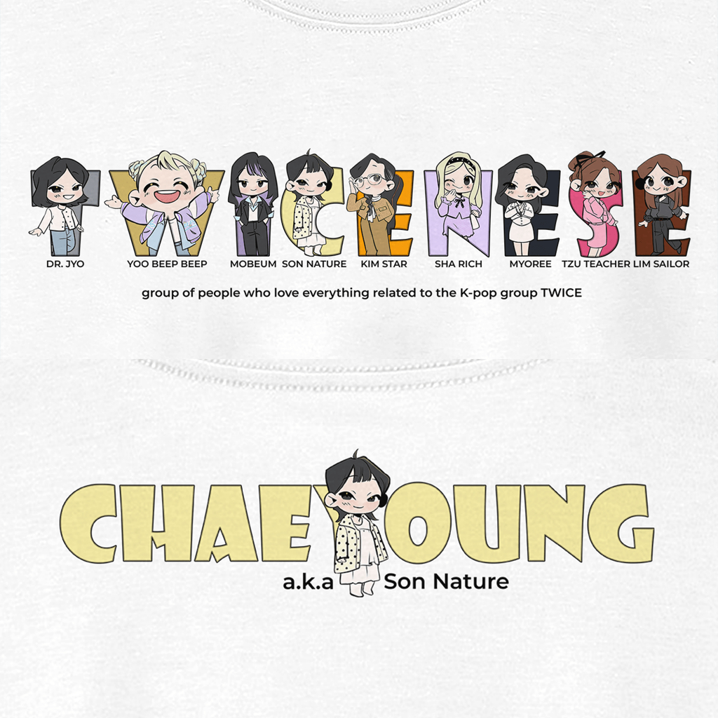 YuuRa งานอดิเรกเสื้อยืด Unisex - Twice - Twice - Chaeyoung