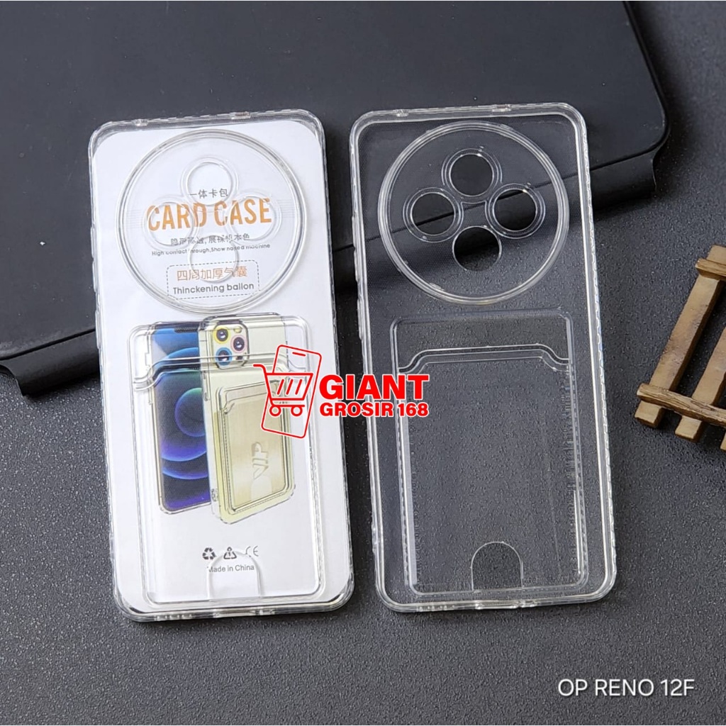 Oppo Reno 12F Oppo Reno 12 5G Oppo Reno 12 Pro 5G Clear Card Slot Clear Card Case Oppo Reno 12 5G Op