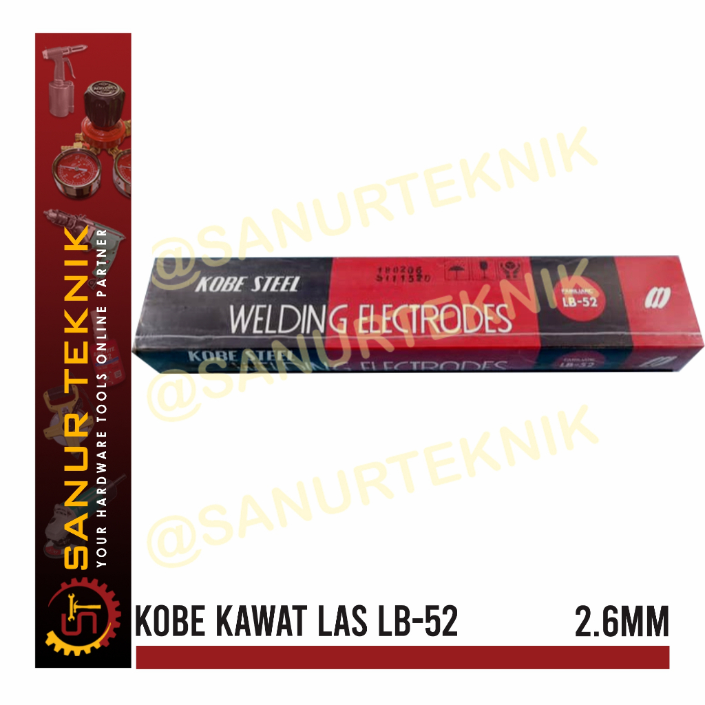 ลวดเชื่อม KOBE LB52 LB-52 2.6mm 2.6 mm