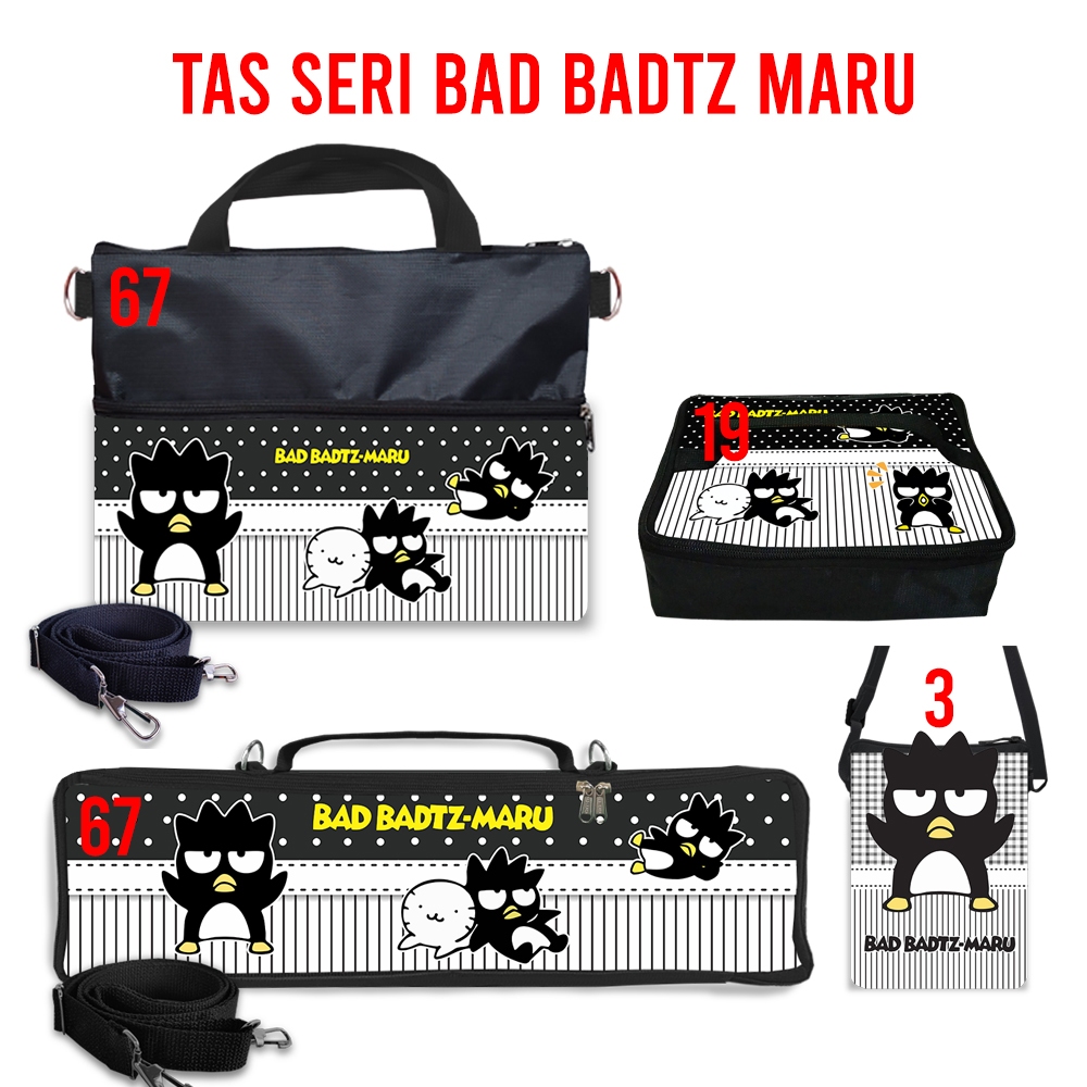Badz Badtz Maru กระเป๋าของที่ระลึกตัวละครต่างๆกระเป๋าสะพายกระเป๋าสะพายของขวัญของที่ระลึก