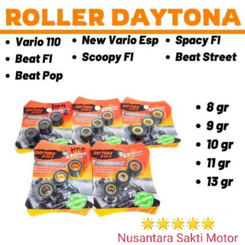 ( KZL K44 KVB ) DAYTONA ROLLER RACING BEAT F1 ESP POP STREET ECO VARIO 110 SPACY F1 fi SCOOPY ETC 5g