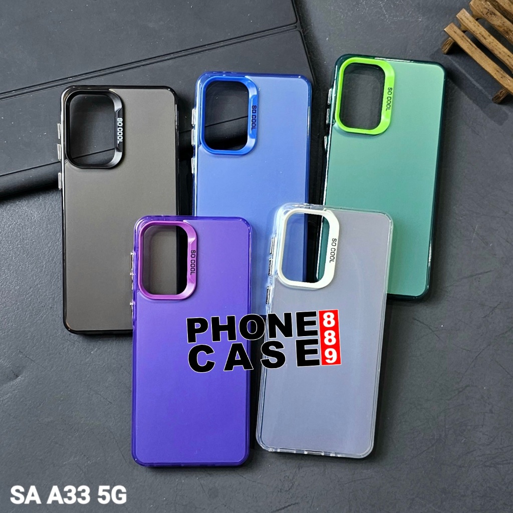 SAMSUNG A33 5G CASE IMD PLATE HOLOGRAM CASE SOCOOL SAMSUNG A33 5G