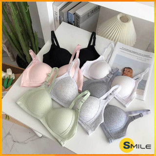 Smile BH Bra Push Up Tanpa Kawat Style Pakaian Dalam Wanita High Quality 9007
