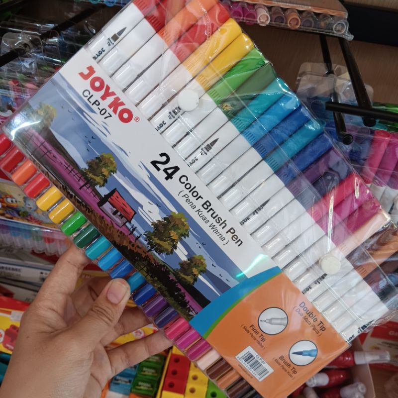 COLOUR BRUSH PEN 24 COLORS JOYKO MURAJ WHOLESALE