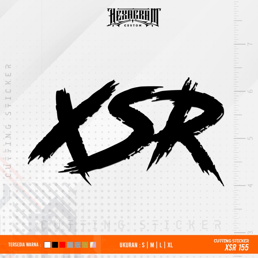 สติ๊กเกอร์ตัด XSR 155 | สติ๊กเกอร์ตัด XSR 155 | เอ็กซ์เอสอาร์ 155 | 1ชิ้น