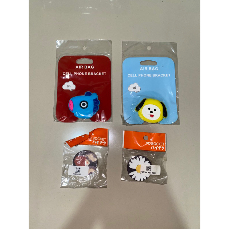 Pop Socket HP 3D ตัวการ์ตูน / Pop Socket 3D / อุปกรณ์เสริม HP / BT21 BTS