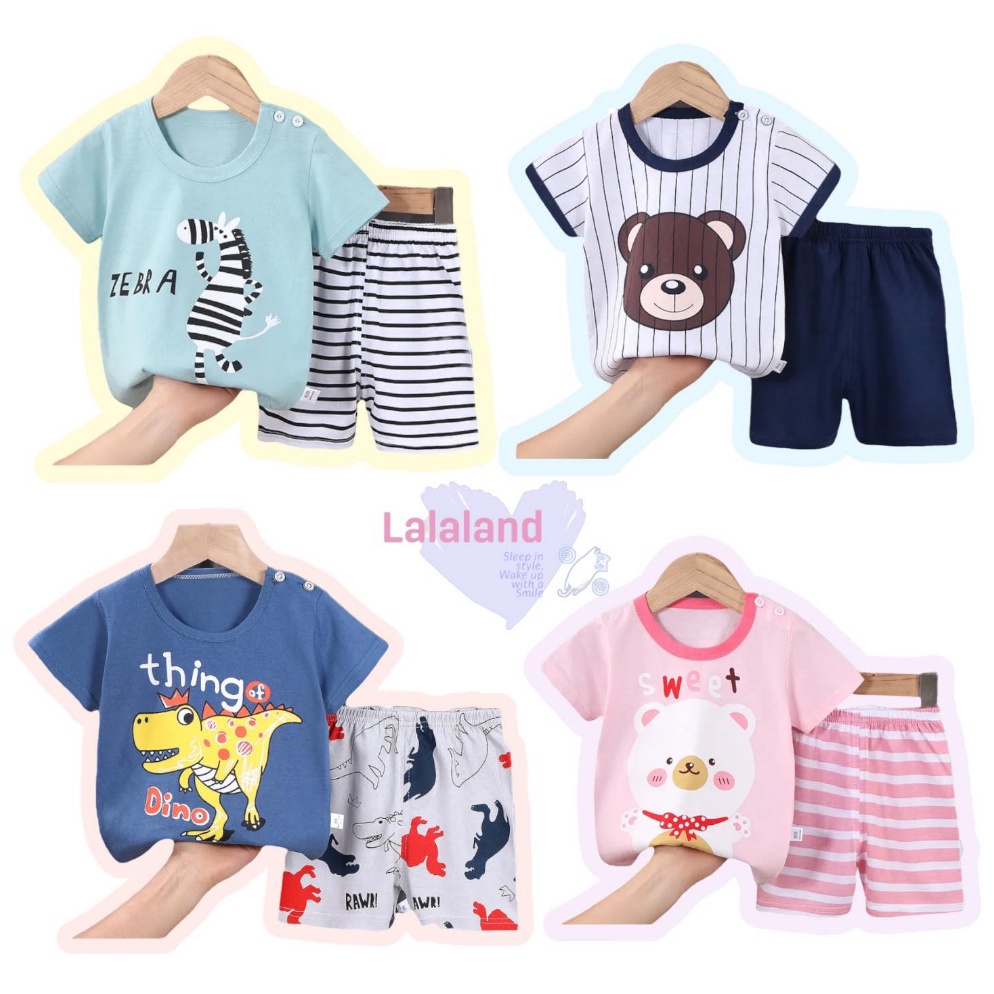 Wow Lalaland PREMIUM ชุดนอนเสื้อผ้าเด็กชุดนอนเด็ก