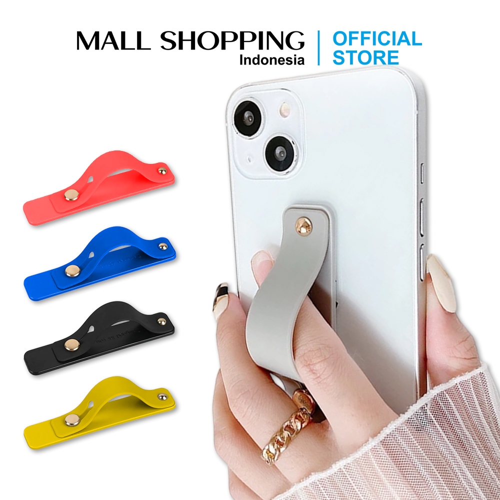 ที่วางโทรศัพท์ซิลิโคนขาตั้ง Universal Strap Bracket สําหรับ iphone android MALL SHOPPING