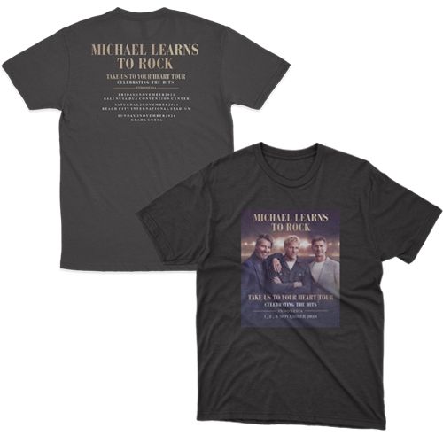 เสื้อยืด Michael LEARNS TO ROCK - MLTR BAND TOUR KAOS - MLTR TOUR ASIA 2024 TSHIRT