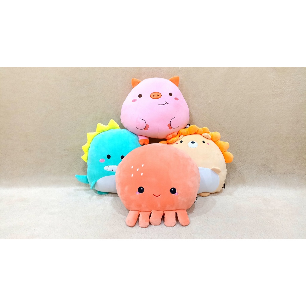 TTW Animal Body Pillow Soft Spandex Body Pillow ปักหน้า Size M