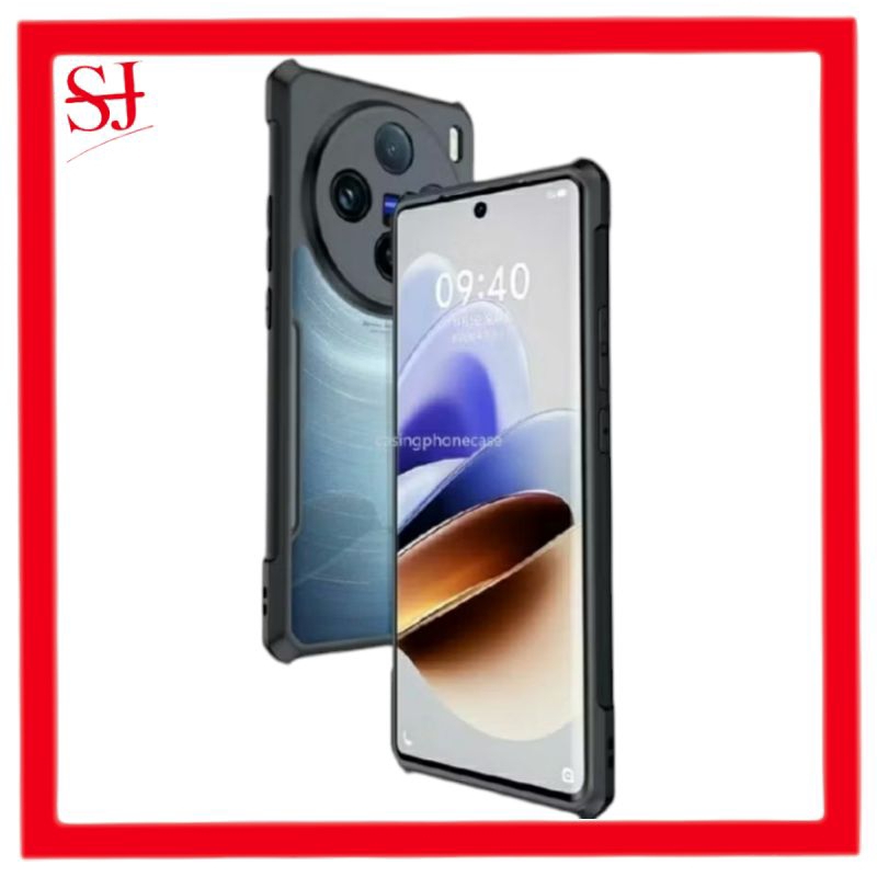 Vivo X100/X100 Pro เกราะกันกระแทก เคส Softcase พรีเมี่ยมใส