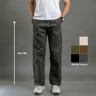 SQ SQUAD ID Celana Chino Panjang Reguler Standar Straight Fit Panjang Pria Celana Chinos Cinos Panjang Loose Baggy Kombor Lebar Lurus