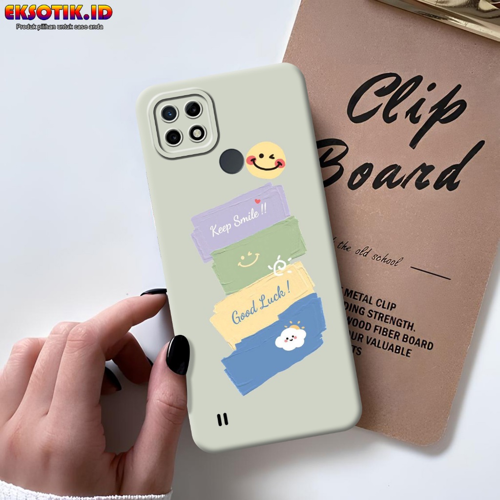 เคสRealme C21 - เคสRealme C21 - เคสแฟชั่น - Realme C21 Silicone - Cool and Cute Motips - Realme C21 