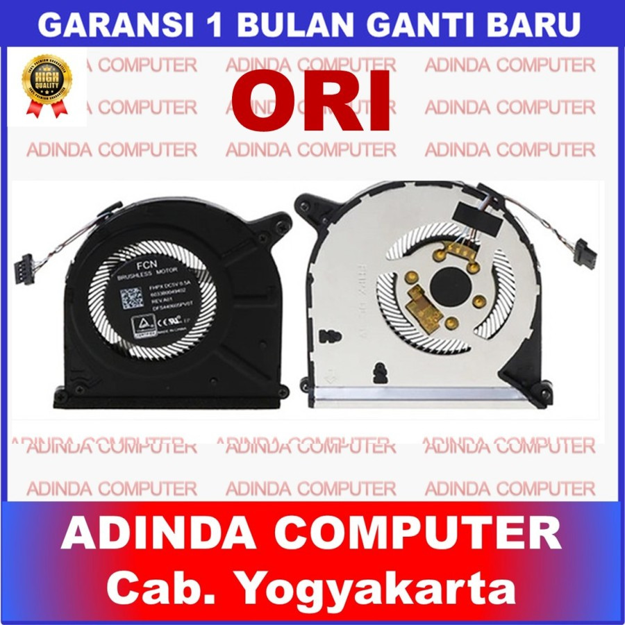 พัดลม HP Elitebook X360 1030 G2 ดั้งเดิม