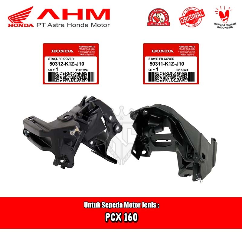 Stay Comp ตัวยึดแผงโล่ไฟหน้า Honda PCX 160 CBS ABS Original AMM 50311 50312-K1Z-J10