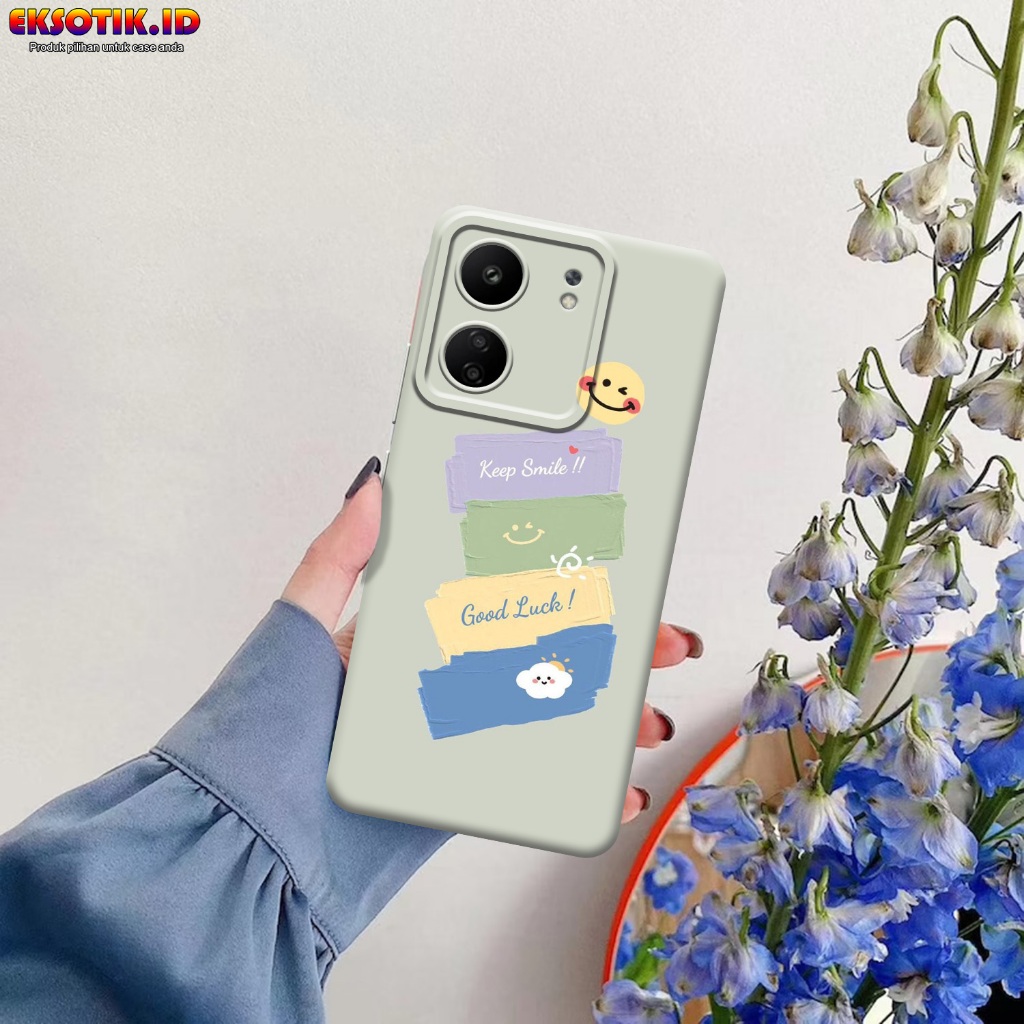 เคส Xiaomi Poco C65 - เคส Xiaomi Poco C65 - เคสแฟชั่น - Xiaomi Poco C65 Silicone - Cool and Cute Mot