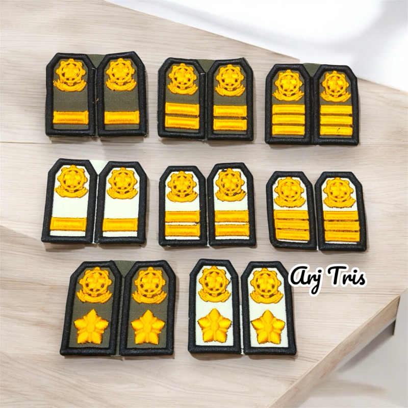 Satpol Pp Rank Group 3 Embossed Black Trim