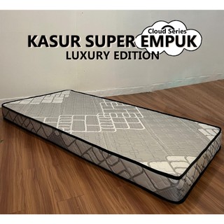 Kasur Busa Roll Extra Empuk Kain Knitting Quilting Premium / Kasur Tidur Empuk Tahan Hingga 100KG Super Awet / Matras Matress Roll Tebal 10/15 CM [GARANSI RESMI]
