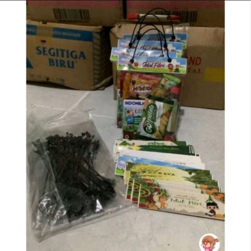 UK.15 กระเป๋าใส่พลาสติก/พลาสติก/พลาสติก/พลาสติก/ถุงมือ/ถุงมือ/พลาสติก/พลาสติก EID SNACKS/PLASTIC EID