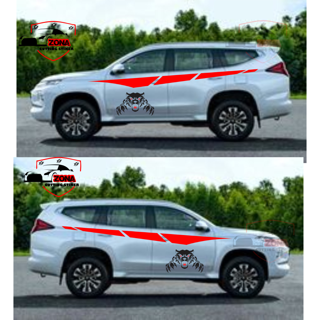 สติ๊กเกอร์ตัด All New Pajero Sport สติ๊กเกอร์ Pajero Sport ล่าสุด 31