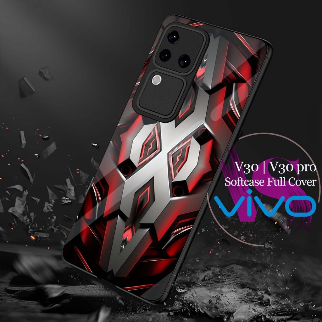 HP Softcase Glitter VIVO V30 V30 Pro V30e Case Vivo |VN56| Vivo V30 Series Vivo เคสโทรศัพท์ซิลิโคนกร