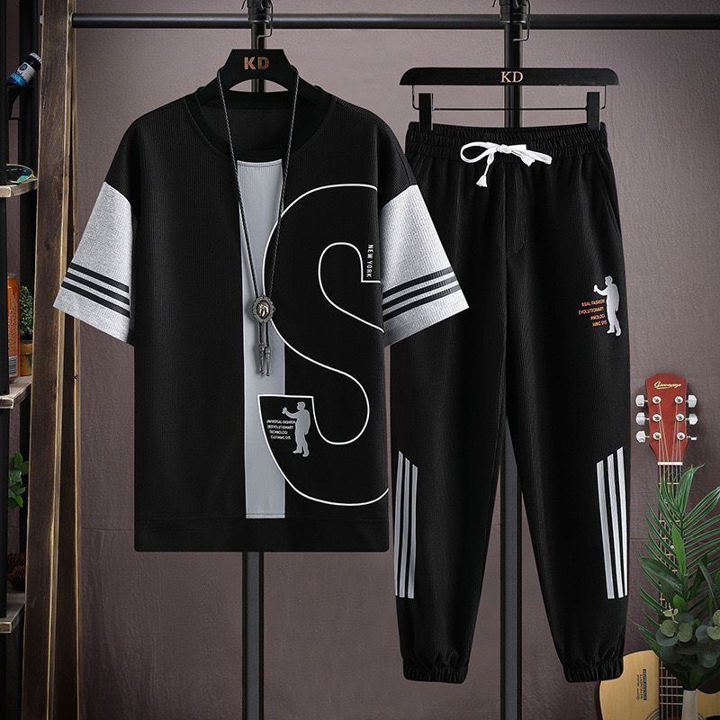 REVINU SUIT MENS SHORT SLEEVE LONG PANTS LATEST ONE SET ASGARD777