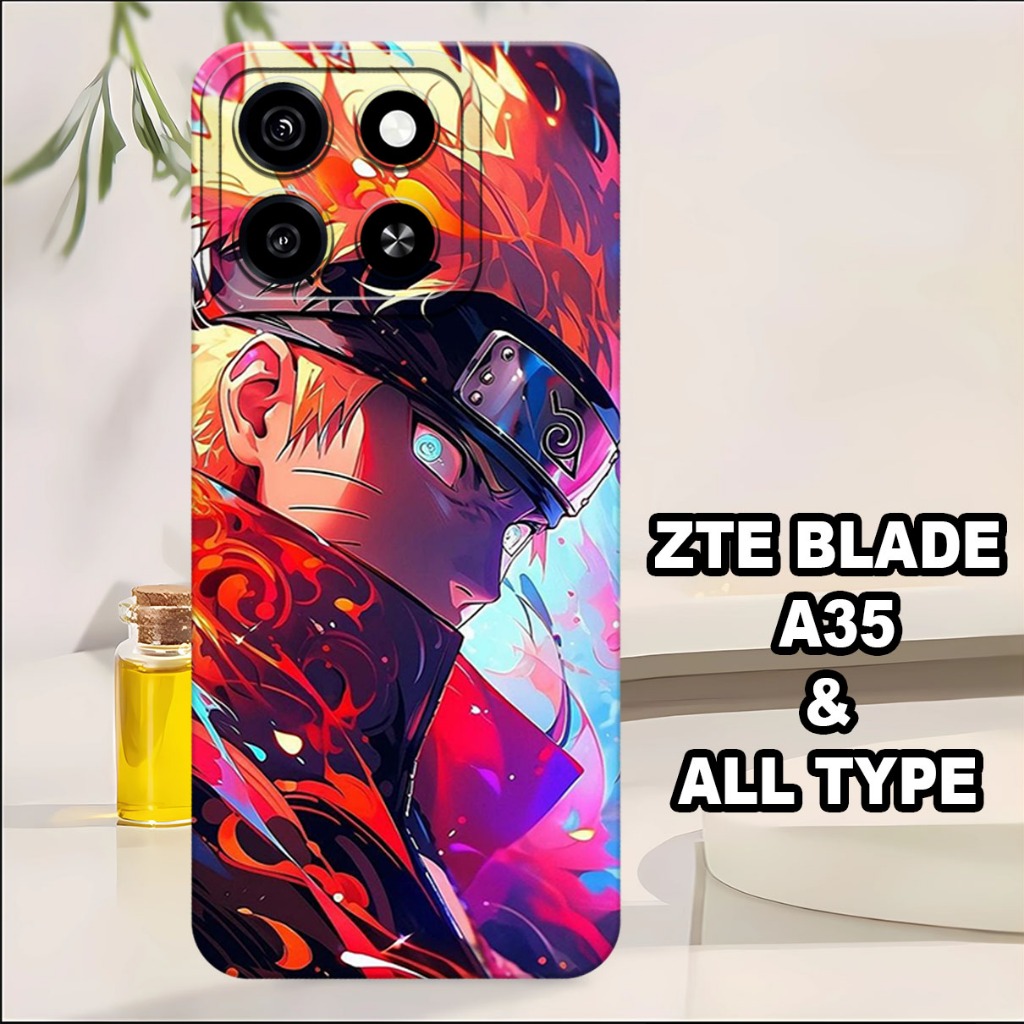 HP G26 - เคสกล้อง ZTE Blade A35 Softcase 2024 - ANIME MOTIF - วัสดุยางยืดหยุ่น - เคส ZTE Blade A35 -