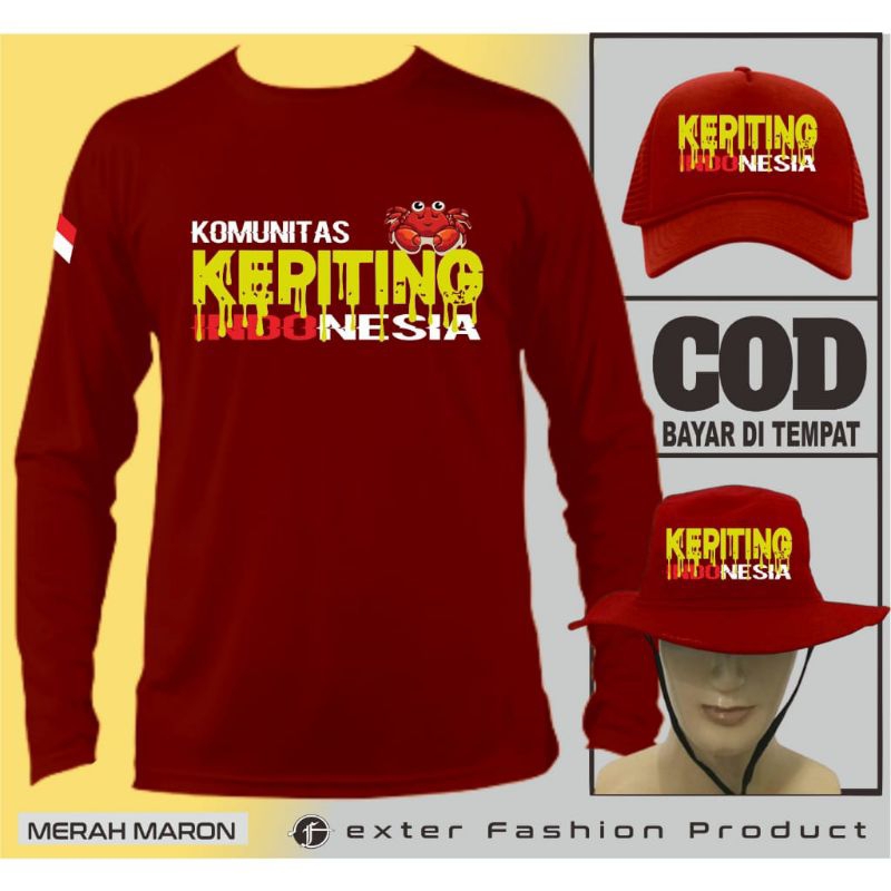 เสื้อยืด LONG-SLEEVED สําหรับ FARMERS/CRAB FARMERS, เสื้อผ้าผู้ชายและผู้หญิง, CRAB FARMERS, CRAB FAR