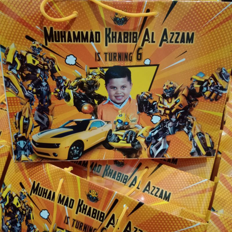 BUMBLEBEE BIRTHDAY SNACK BAG (CONTENTS 12 ชิ้น) GLOSSY MATERIAL
