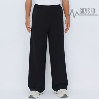 Gozis Id [BISA COD] Celana Jaksel High Waist Pants | Celana Pria Baggy Pants Korean Style Oversize Loose | Korean Loose | Celana Oversize Pria Wide  Leg Korean Style | Celana Panjang Pria | Korea Loose Gombrong | Celana Pria Reguler | Celana Kulot Pria