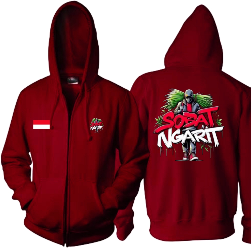 เสื้อแจ็คเก็ตซิป Buddy Ngarir อินโดนีเซียแจ็คเก็ตสําหรับผู้ใหญ่ผู้ชายและผู้หญิง
